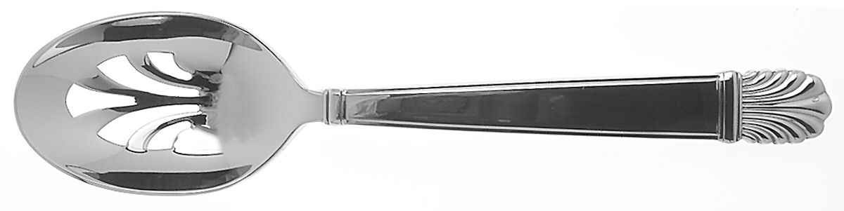 Pavillion (Stainless) Pierced Tablespoon (Serving Spoon) by Ralph Lauren Flatware-1