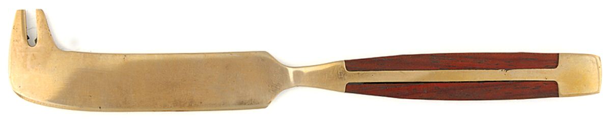 LDI2 (BRONZE) Solid Serving Cheese Knife by Lucky Direction -1
