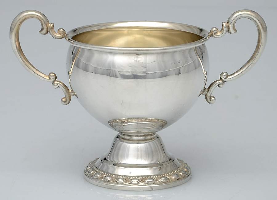 15A (Sterling, Hollowware) Weighted Open Sugar Bowl by La Pierre Silver-1