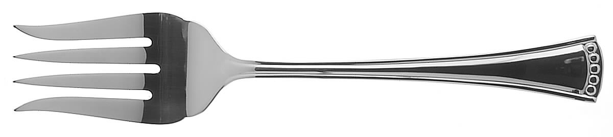 Butler's Pantry (Stainless) Medium Solid Cold Meat Serving Fork by Lenox-1