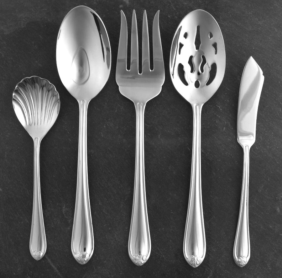 Butterfly Meadow (Stainless) 5 Piece Hostess Set by Lenox-1