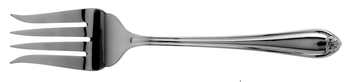 Butterfly Meadow (Stainless) Medium Solid Cold Meat Serving Fork by Lenox-1