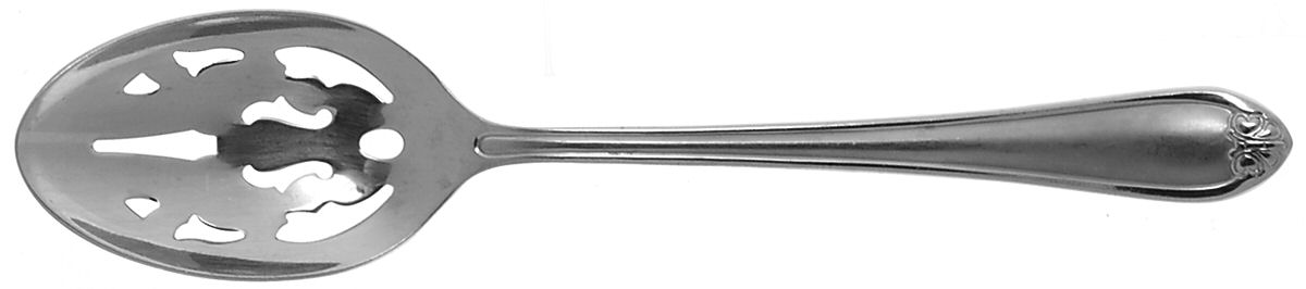 Butterfly Meadow Frosted (Stainless) Pierced Tablespoon (Serving Spoon) by Lenox-1