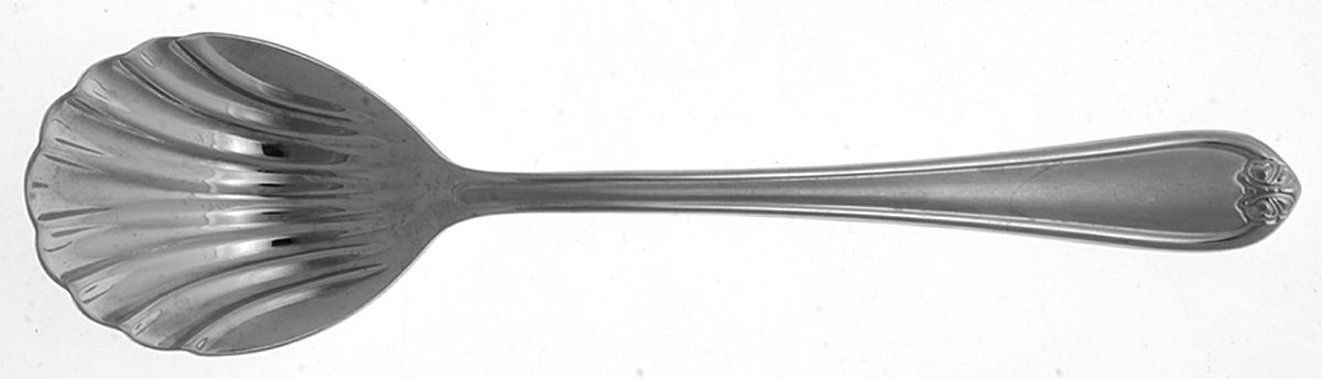 Butterfly Meadow Frosted (Stainless) Sugar Shell Spoon by Lenox-1