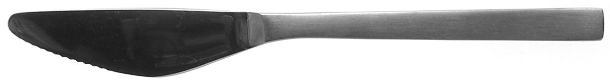 Fuga (Stainless) Dessert Knife Solid Piece by Lundtofte-1