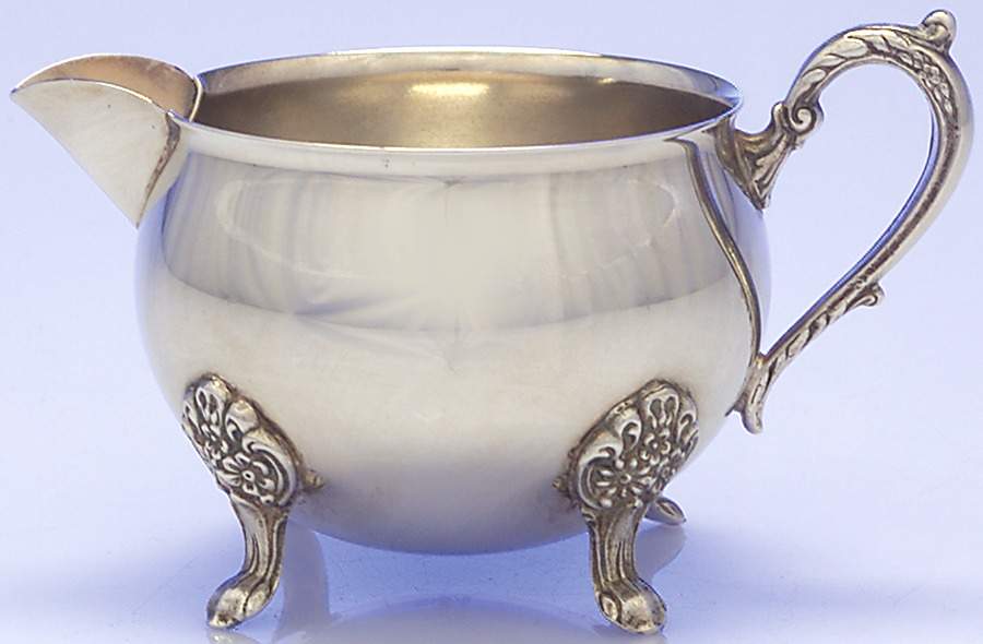 LEO8 (Silverplate, Hollowware) Creamer by Leonard Silver Mfg Co-1