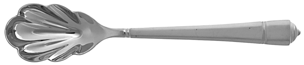 Williamsburg Cannonade Frosted (Stainless) Sugar Shell Spoon by Lenox-1
