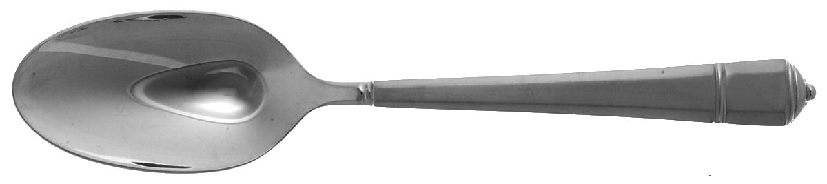 Williamsburg Cannonade Frosted (Stainless) Tablespoon (Serving Spoon) by Lenox-1