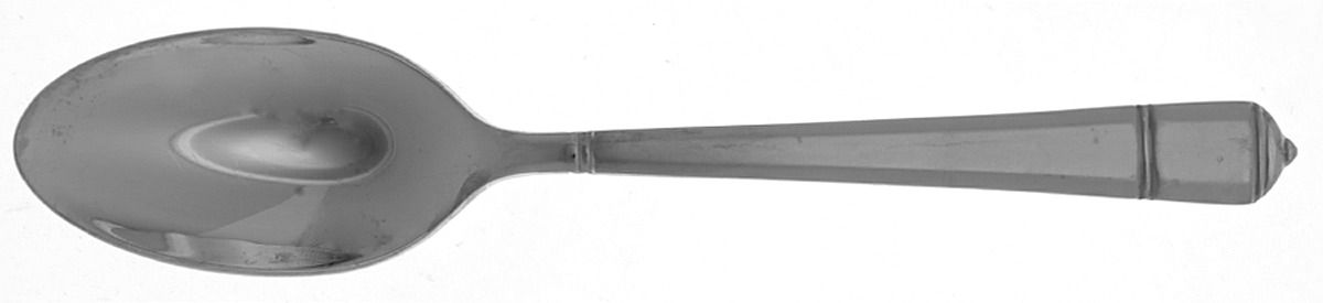 Williamsburg Cannonade Frosted (Stainless) Place/Oval Soup Spoon by Lenox-1
