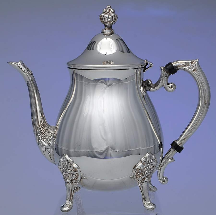 LEO9 (SILVERPLATE, HOLLOWWARE) Teapot by Leonard Silver Mfg Co-1