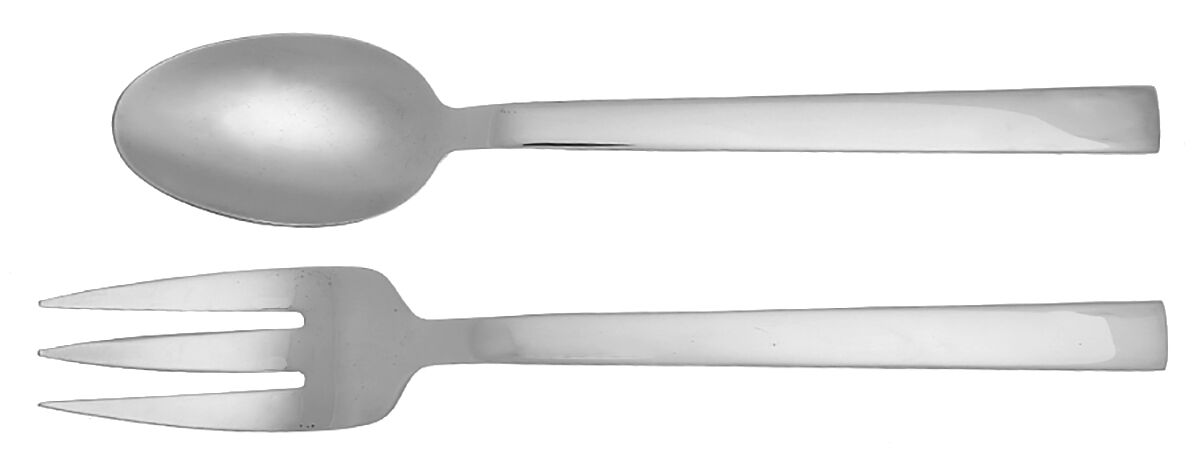 Academy (Silverplate) (2 Pc) Solid Salad Set by Ralph Lauren Flatware-1