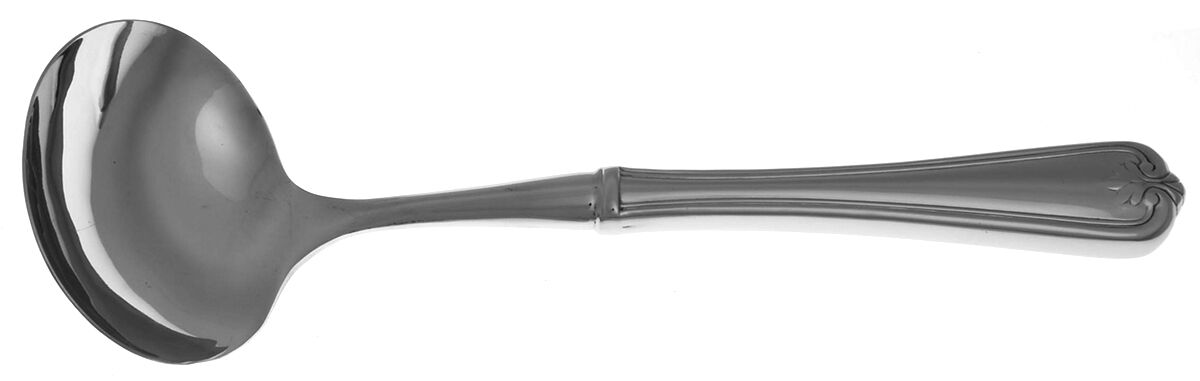 Butler's Gourmet (Stainless) Gravy Ladle with No Spout Stainless Bowl HC by Lenox-1