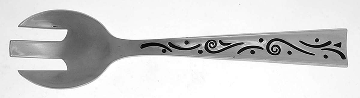 Spyro (Hollowware) Solid Salad Serving Fork by Lenox-1