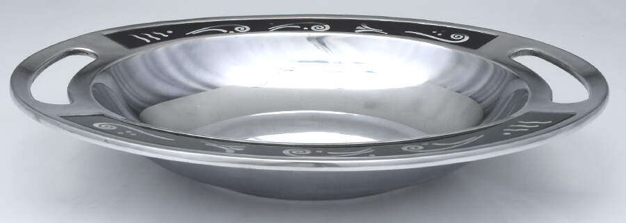 Spyro (Hollowware) 16" Oval Handled Bowl by Lenox-1