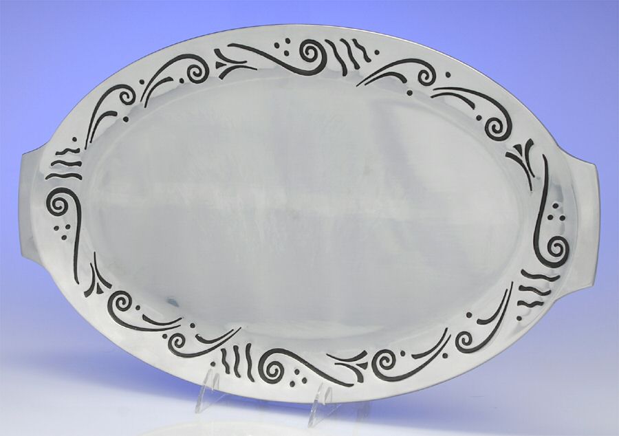 Spyro (Hollowware) Large Oval Tray by Lenox-1