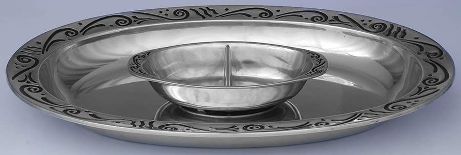 Spyro (Hollowware) 2 Piece Chip and Dip Set by Lenox-1