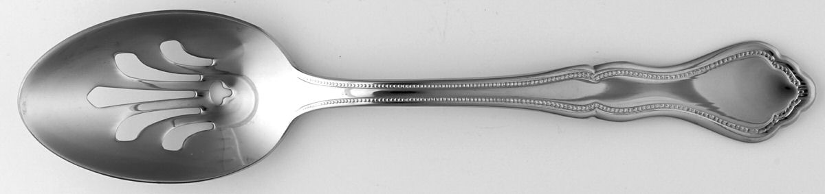 Provencal (Stainless) Pierced Tablespoon (Serving Spoon) by Lenox-1