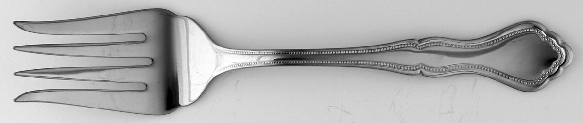 Provencal (Stainless) Medium Solid Cold Meat Serving Fork by Lenox-1