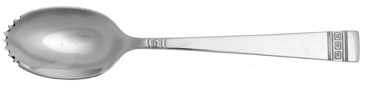 Murray Hill (Stainless) Fruit/Orange Spoon Individual, Serrated Bowl HC by Lenox-1