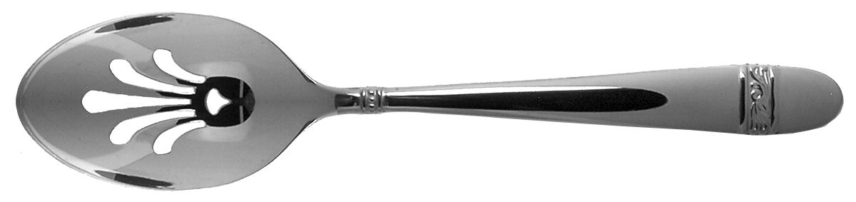 Innocence (Stainless) Pierced Tablespoon (Serving Spoon) by Lenox-1