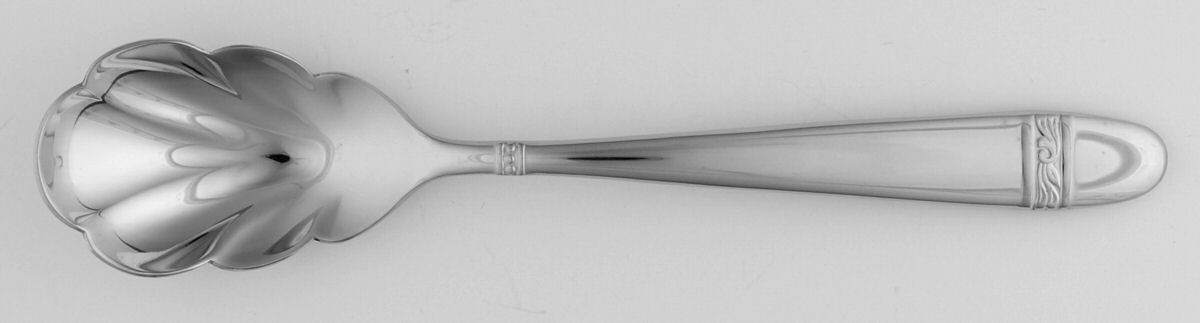 Innocence (Stainless) Sugar Shell Spoon by Lenox-1