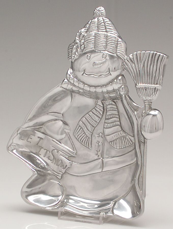 Yuletide (Hollowware) 8" Snowman Tray by Lenox-1