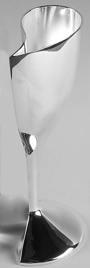 Wedding Promises (Silverplate, Hollowware) Right Side Heart Shape Interlocking Goblet by Lenox-1