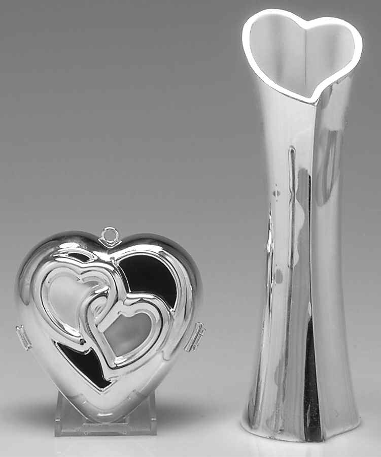 Wedding Promises (Silverplate, Hollowware) Sachet & Vase Gift Set by Lenox-1