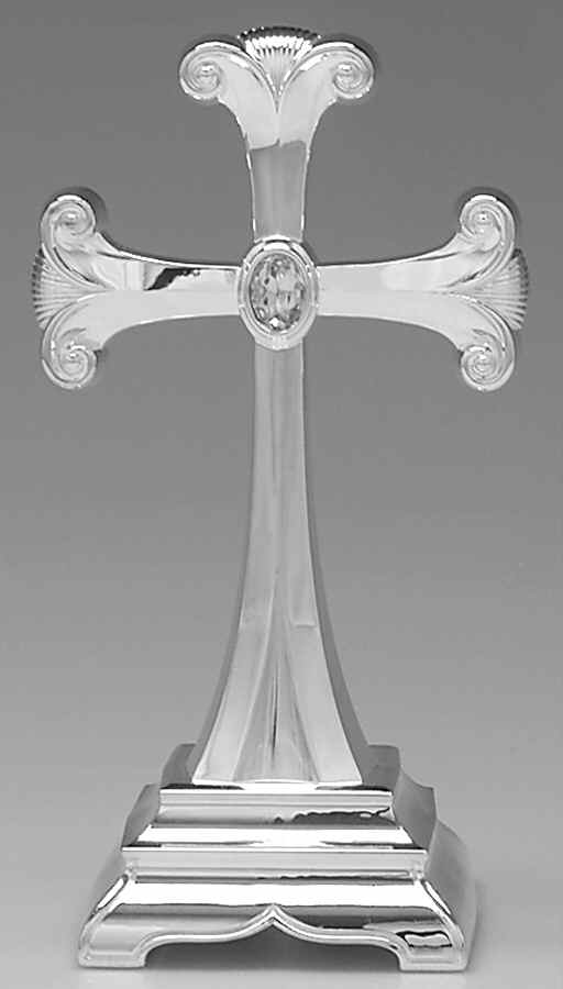 Wedding Promises (Silverplate, Hollowware) Cross Figurine by Lenox-1