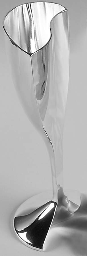 Wedding Promises (Silverplate, Hollowware) Left Side Heart Shape Interlocking Goblet by Lenox-1