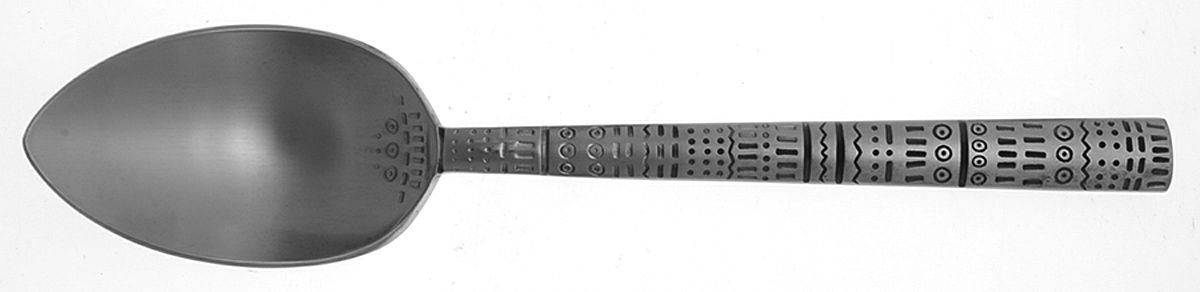 Tattoo (Stainless) Place/Oval Soup Spoon by Lunt Silver-1