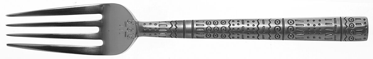 Tattoo (Stainless) Individual Salad Fork by Lunt Silver-1