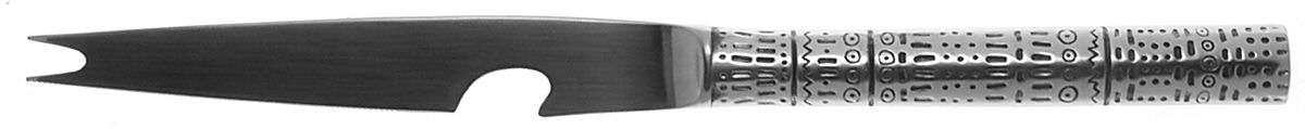 Tattoo (Stainless) Solid Bar Knife by Lunt Silver-1