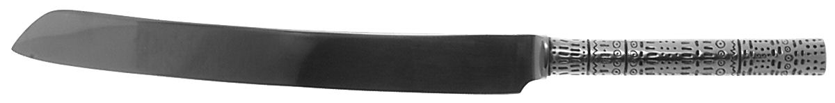 Tattoo (Stainless) Large Solid Piece Cake Knife by Lunt Silver-1