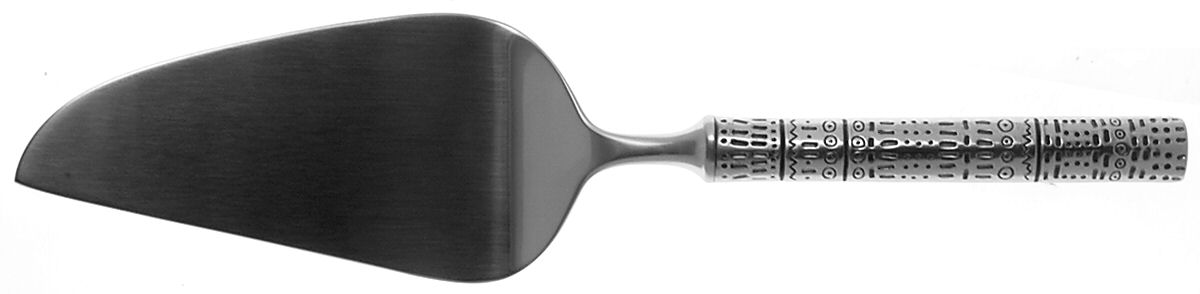 Tattoo (Stainless) Pie and Cake Server, Solid Piece by Lunt Silver-1