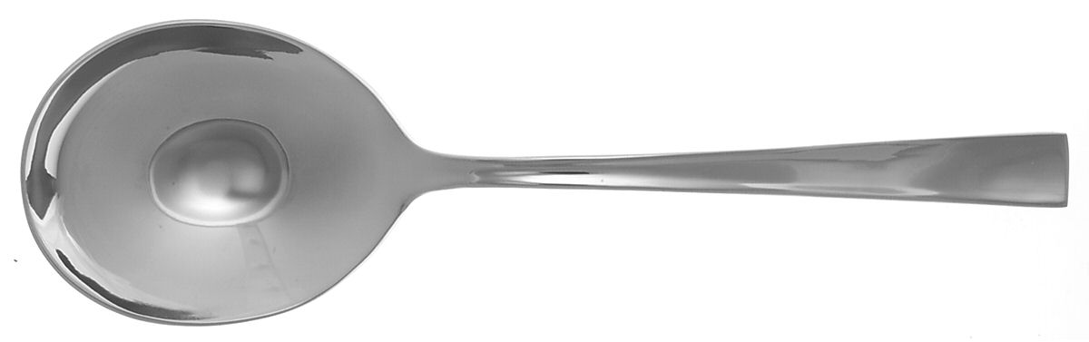 Flatiron (Stainless) Solid Smooth Casserole Spoon by Lenox-1