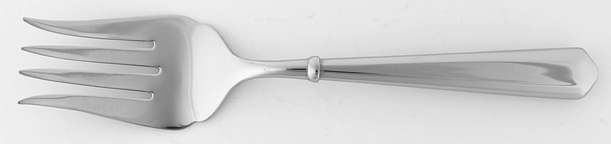 Todd Hill (Stainless) Medium Solid Cold Meat Serving Fork by Lenox-1