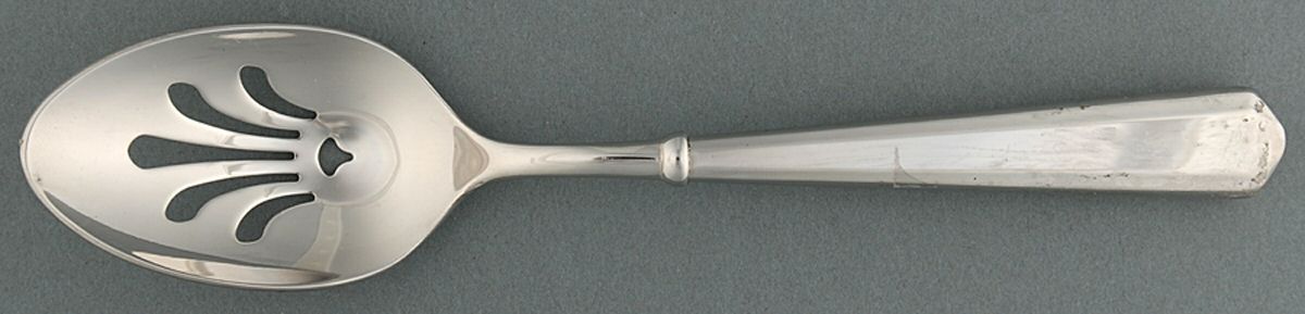 Todd Hill (Stainless) Pierced Tablespoon (Serving Spoon) by Lenox-1
