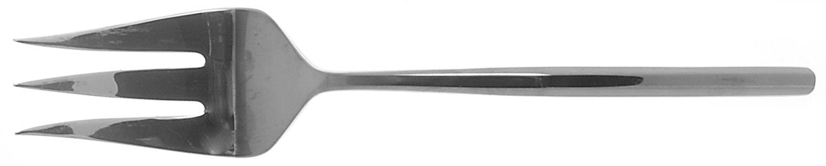 Acacia (Stainless) Medium Solid Cold Meat Serving Fork by Lenox-1