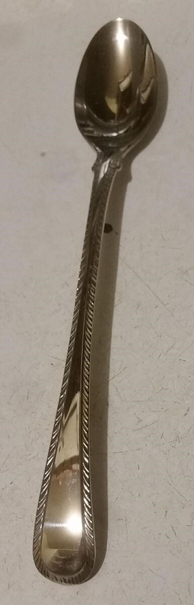 Williamsburg Feather Edge (Stainless) Iced Tea Spoon by Lenox-1