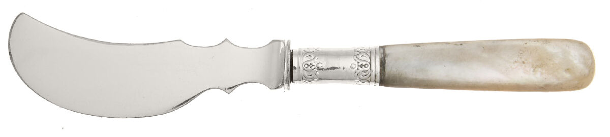 Pearl Handle Flatware 11 (Sterling) Pearl Handle Butter Spread/Paddle by Landers, Frary & Clark-1