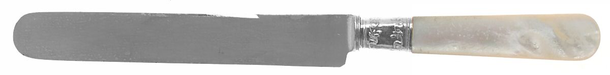 Pearl Handle Flatware 11 (Sterling) Hollow Pearl Handle Old French Knife by Landers, Frary & Clark-1