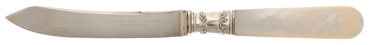 Pearl Handle Flatware 12 (Sterling) Pearl Handle Individual Fish Knife by Landers, Frary & Clark-1