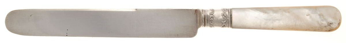 Pearl Handle Flatware 12 (Sterling) Old French Hollow Knife by Landers, Frary & Clark-1