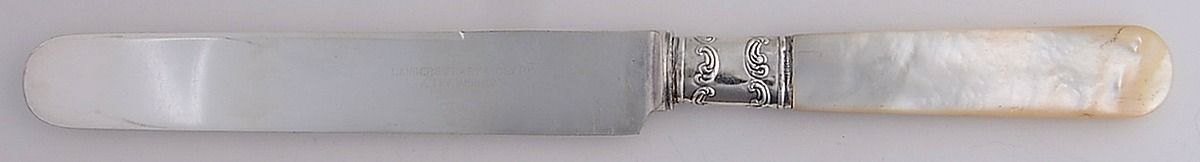 Pearl Handle Flatware 12 (Sterling) Pearl Handle Individual Dessert Knife by Landers, Frary & Clark-1