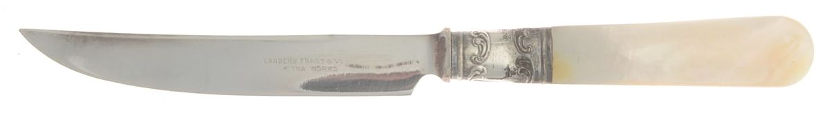 Pearl Handle Flatware 13 (Sterling) Pearl Handle Individual Fruit Knife by Landers, Frary & Clark-1