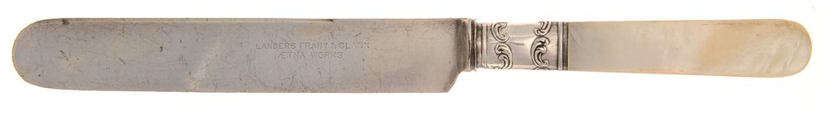 Pearl Handle Flatware 13 (Sterling) Pearl Handle Individual Dessert Knife by Landers, Frary & Clark-1