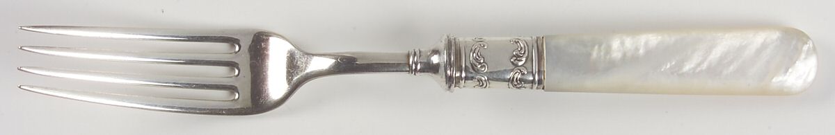 Pearl Handle Flatware 13 (Sterling) Pearl Handle Fork by Landers, Frary & Clark-1