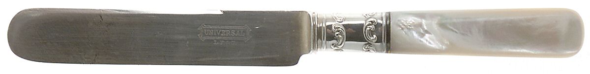 Pearl Handle Flatware 13 (Sterling) Hollow Handle Youth Knife by Landers, Frary & Clark-1