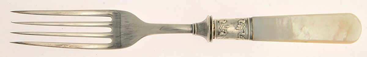 Pearl Handle Flatware 13 (Sterling) Pearl Handle Fork by Landers, Frary & Clark-1